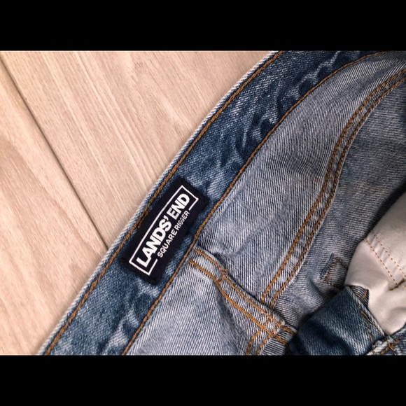 Vintage Lands End Square Rigger Jeans Size 32/14 - Picture 4 of 4